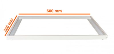 Накладное крепление для светодиодных панелей 600х300 1116 фото