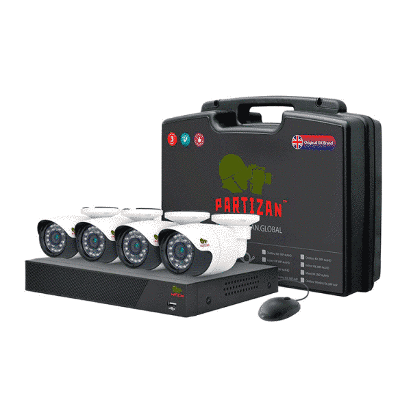 Комплект видеонаблюдения Partizan Outdoor Kit 1MP 4xAHD 1548 фото