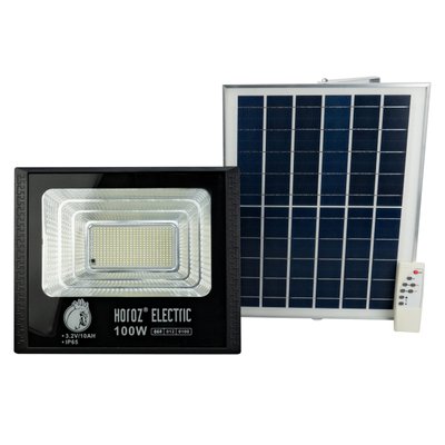 Прожектор на сонячній батареї Solar Light 100W, 6400K (з пультом) 3046 фото