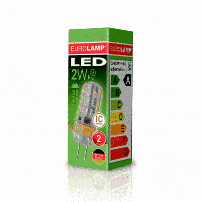 LED лампа Eurolamp G4 силикон 2W 3000K 220V 1505 фото