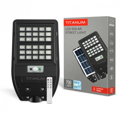 LED світильник сонячний IP54 TITANUM 700Lm 5000K Сенсорний 27550 фото