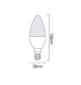 Светодиодная лампа Horoz Electric 6W Е14 4200K 5331 фото 2