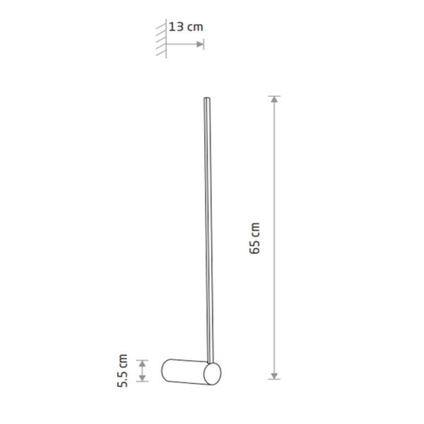 Настінний світильник Nowodvorski Arm M (10W, 3000K) 10855 фото