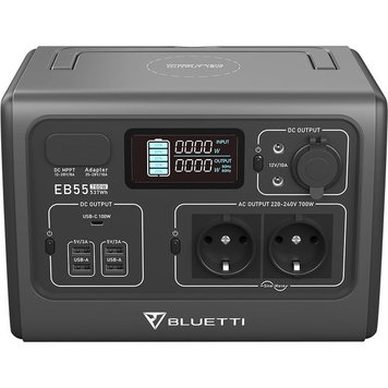 Зарядна станція Bluetti PowerOak EB55 537Wh/700W EB55 фото