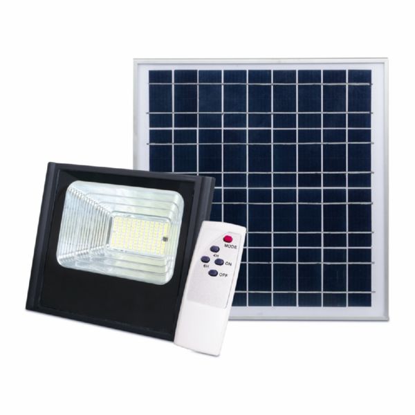 Прожектор на сонячній батареї Solar Light 100W, 6400K (з пультом) 40317 фото