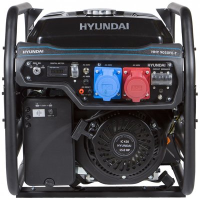 Бензиновий генератор Hyundai HHY 10050FE-T 8808 фото