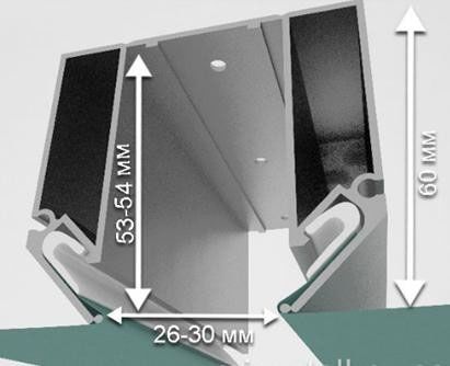 Профиль-база под натяжной потолок, 1м 2953 фото