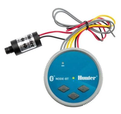 Контролер поливу Hunter NODE-BT-100 із соленоїдом 9 вольт DC (1 зона, автономний, Bluetooth керування) 23813 фото