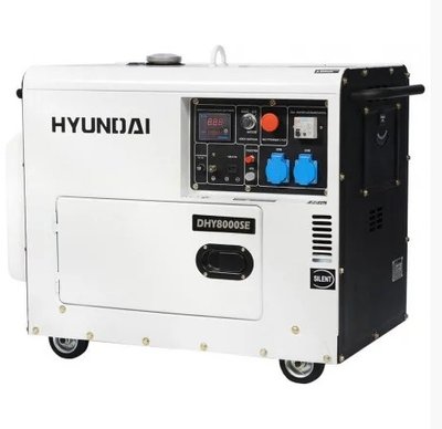 Дизельный генератор Hyundai DHY 6000SE-3 8907 фото