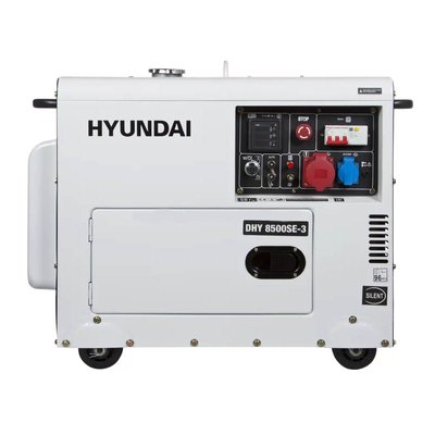 Дизельный генератор Hyundai DHY 8000SE 8908 фото