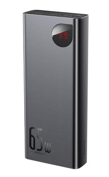 Павербанк Power Bank Baseus Adaman Metal Digital Display 20000 mAh 65W черный PPIMDA-D01 фото