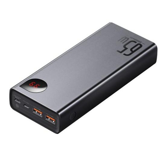 Павербанк Power Bank Baseus Adaman Metal Digital Display 20000 mAh 65W черный PPIMDA-D01 фото