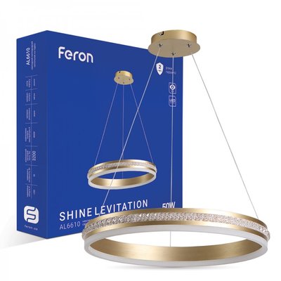 Светильник Feron LEVITATION 50W (золото) 1896 фото