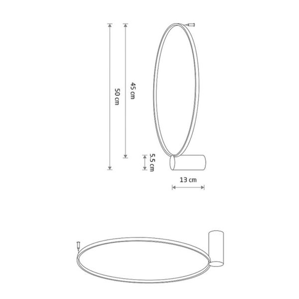 Настінний світильник Nowodvorski Circolo LED S (18W, 3000K) 10928 фото