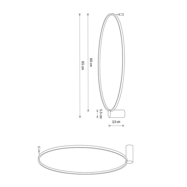 Настенный светильник Nowodvorski Circolo LED M (21W 3000K) 10815  фото