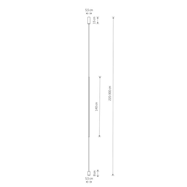 Cветильник Nowodvorski Vertic Led (19W, 3000K)   10362  фото