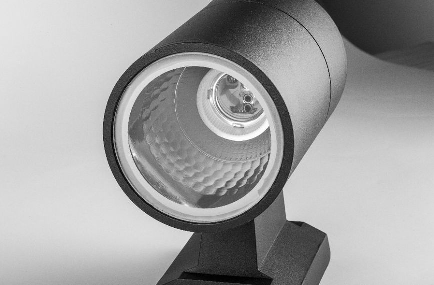 Фасадный светильник Feron DH0701 (черный/серый) 6442 фото