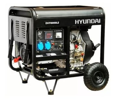 Дизельный генератор Hyundai DHY 8000LE (6,5 кВт) 7912 фото