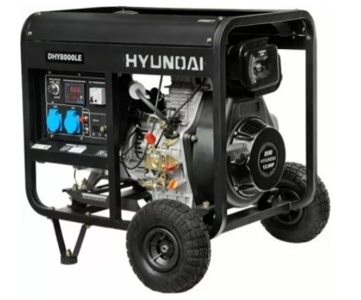 Дизельний генератор Hyundai DHY 8000LE (6,5 кВт) 7912 фото